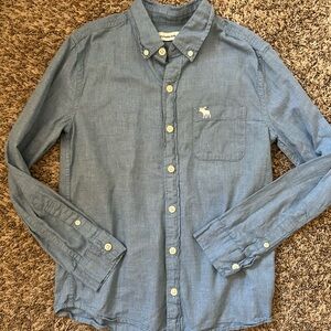 Abercrombie Kids Blue Button-Down Shirt